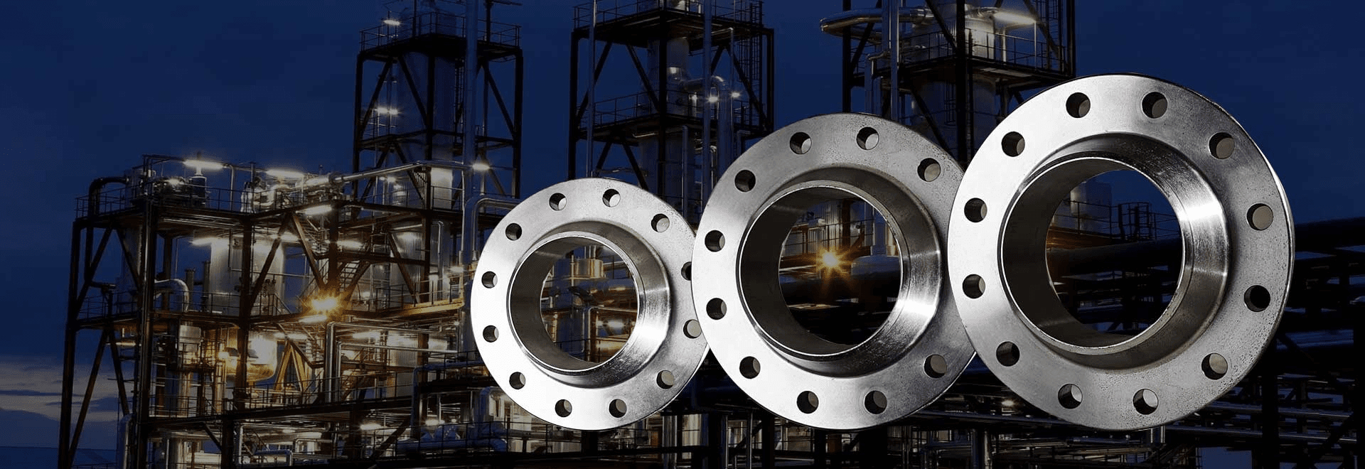 Stacks of forged socket weld flanges